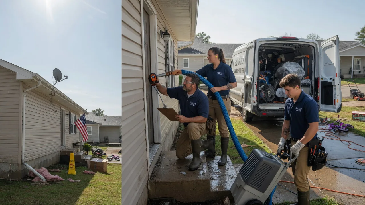Ceiling Water Damage Restoration in Andover, IL near me